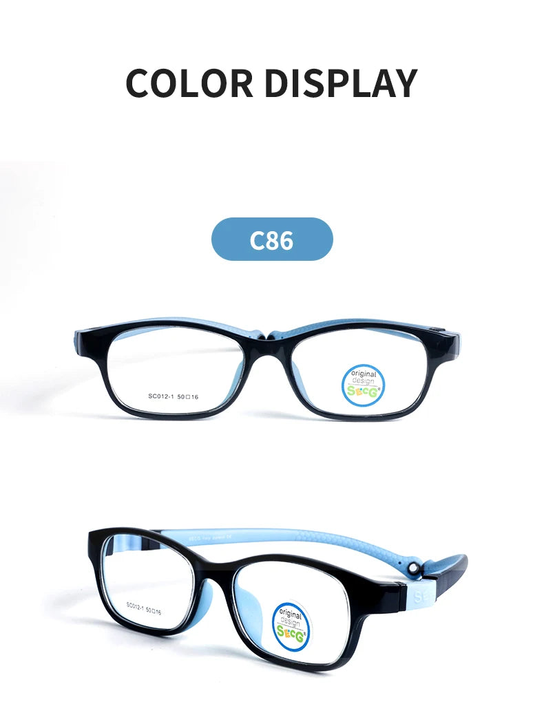 SECG Brand Comfortable Silicone Fradren's Glasses