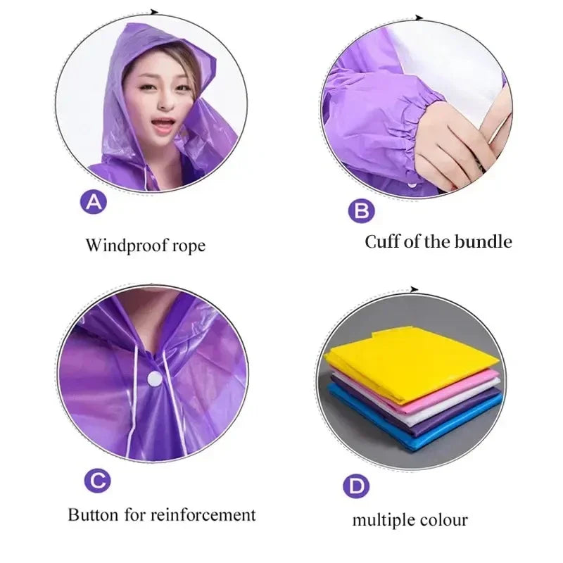 Hooded Rain Coat