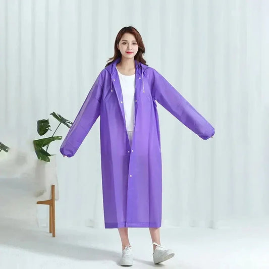 Hooded Rain Coat