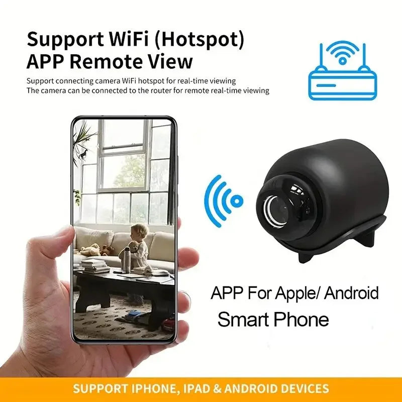New X5 Mini Camera Night Vision 1080P Wireless Surveillance Camera