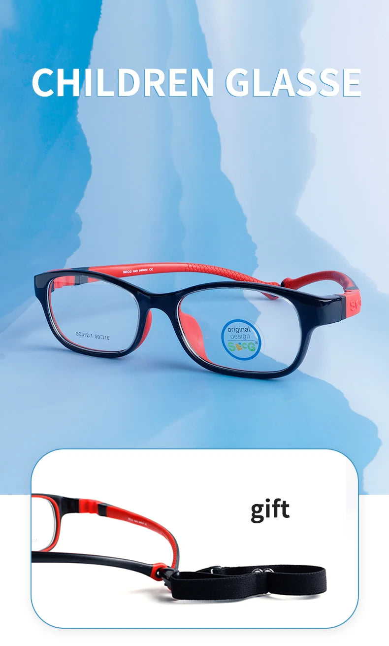 SECG Brand Comfortable Silicone Fradren's Glasses