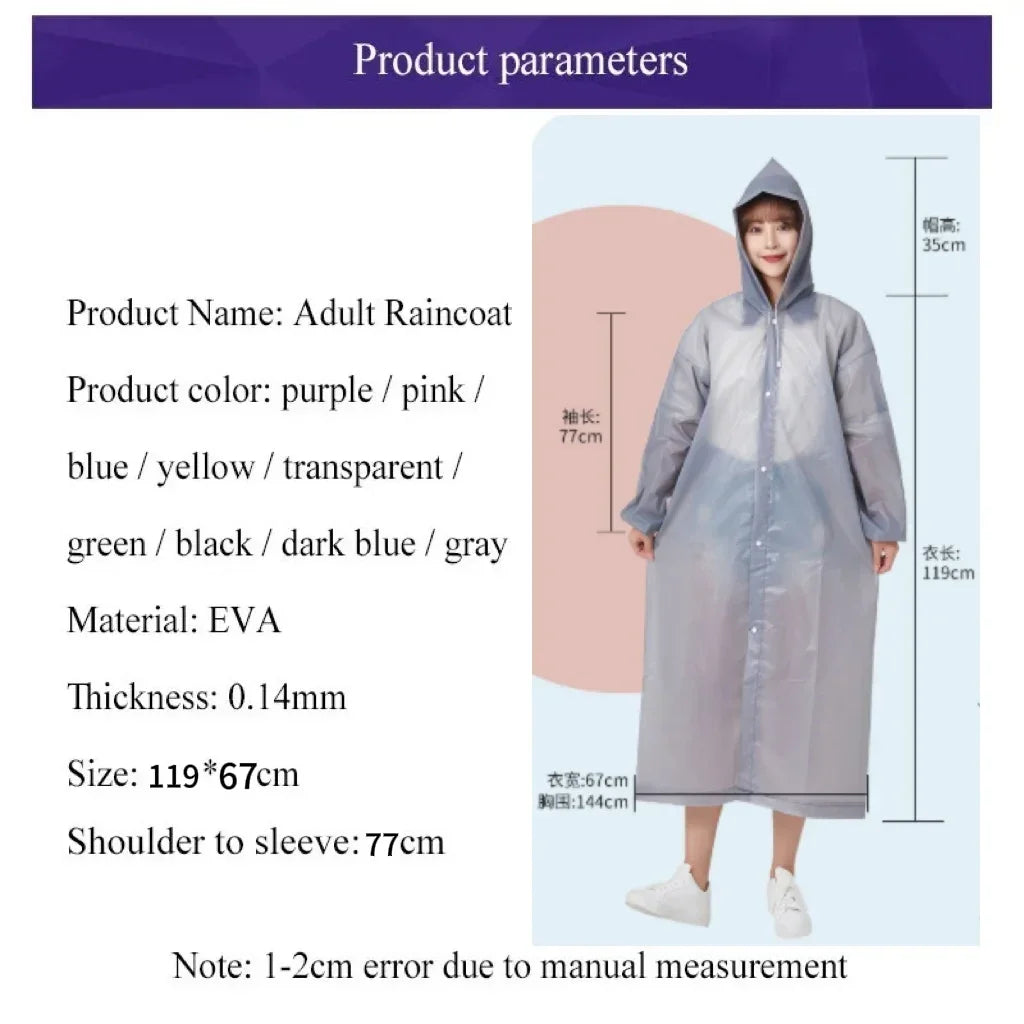 Hooded Rain Coat