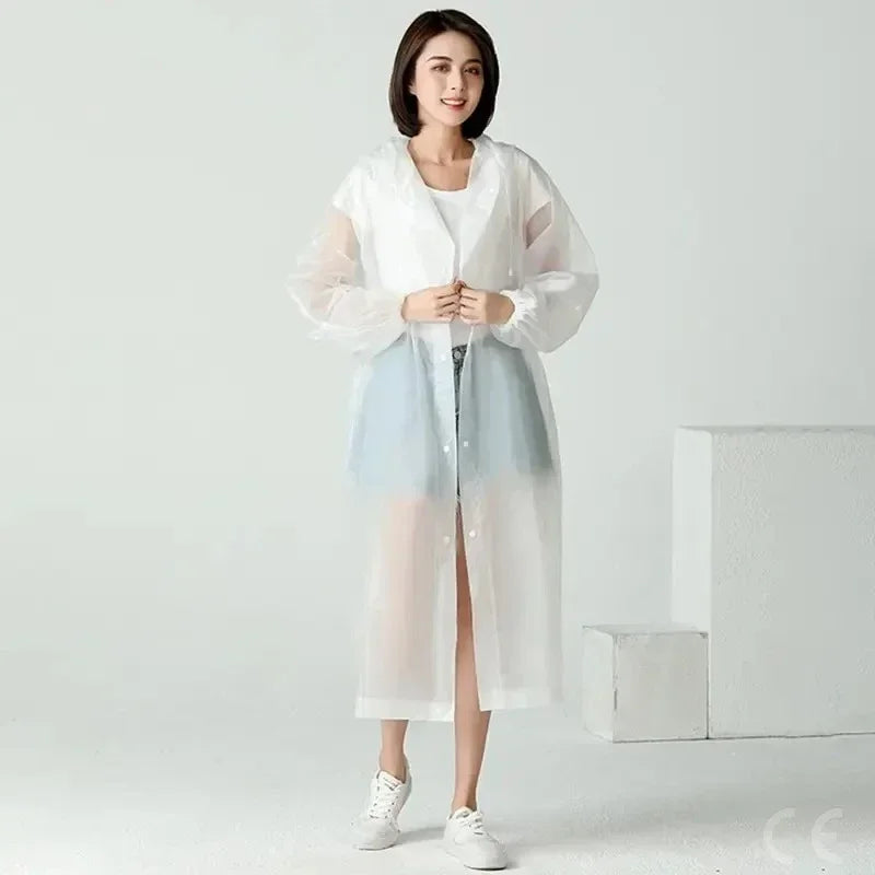 Hooded Rain Coat