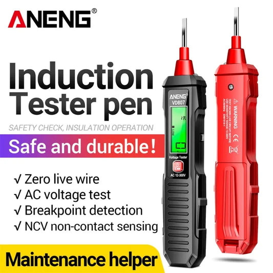 ANENG VD807 Induction Tester Pen LED Display